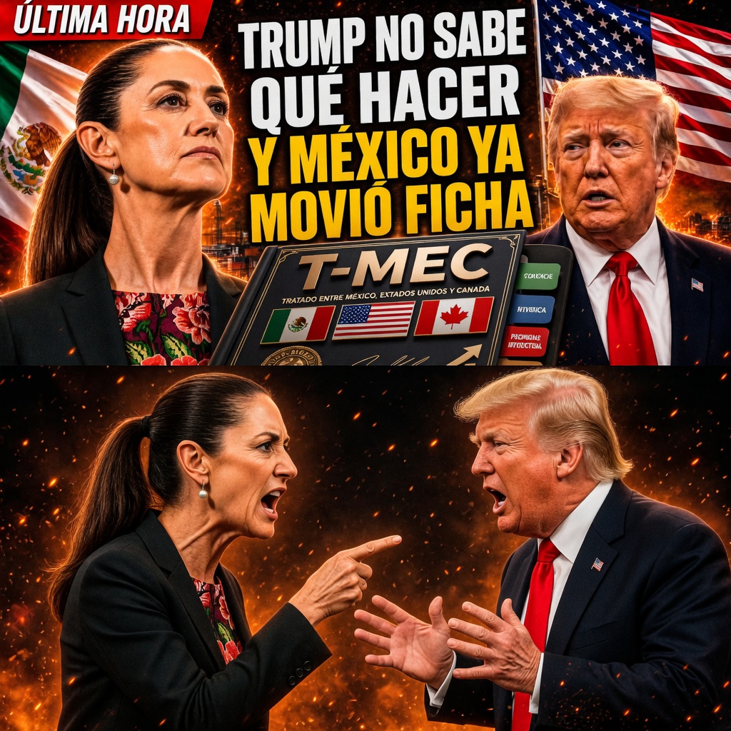 Sheinbaum LLEGÓ al T-MEC con un As Bajo la Manga que Deja a Trump sin Argumentos