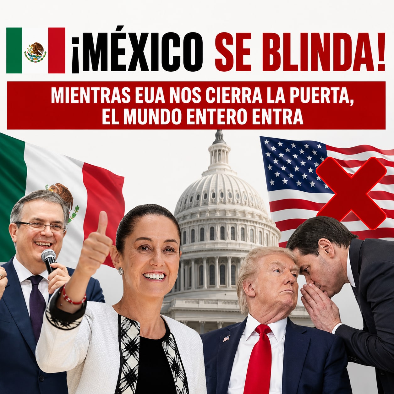 ¡EL MUNDO MIRA A MÉXICO! LA ESTRATEGIA DEFINITIVA CONTRA EL CHANTAJE DE EE. UU.