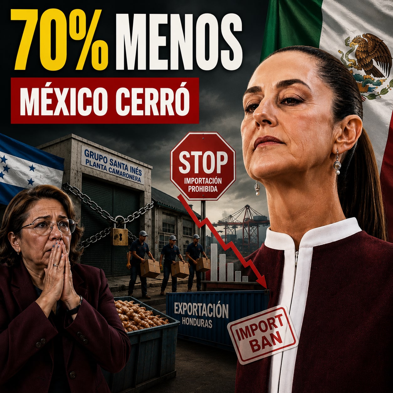 México se paraliza: Honduras tarda 6 meses en comprender el porqué.